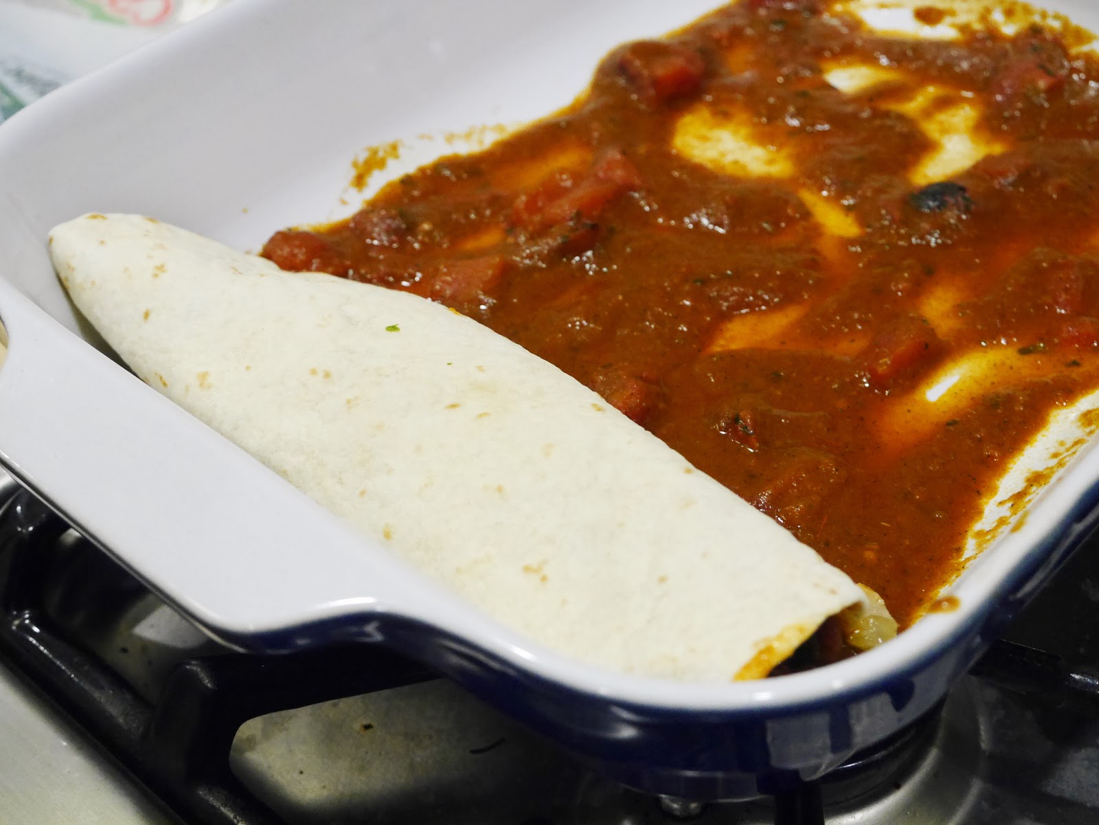 FEAST EVERYDAY Ina Garten's Cheesy Chicken Enchiladas...Sort Of