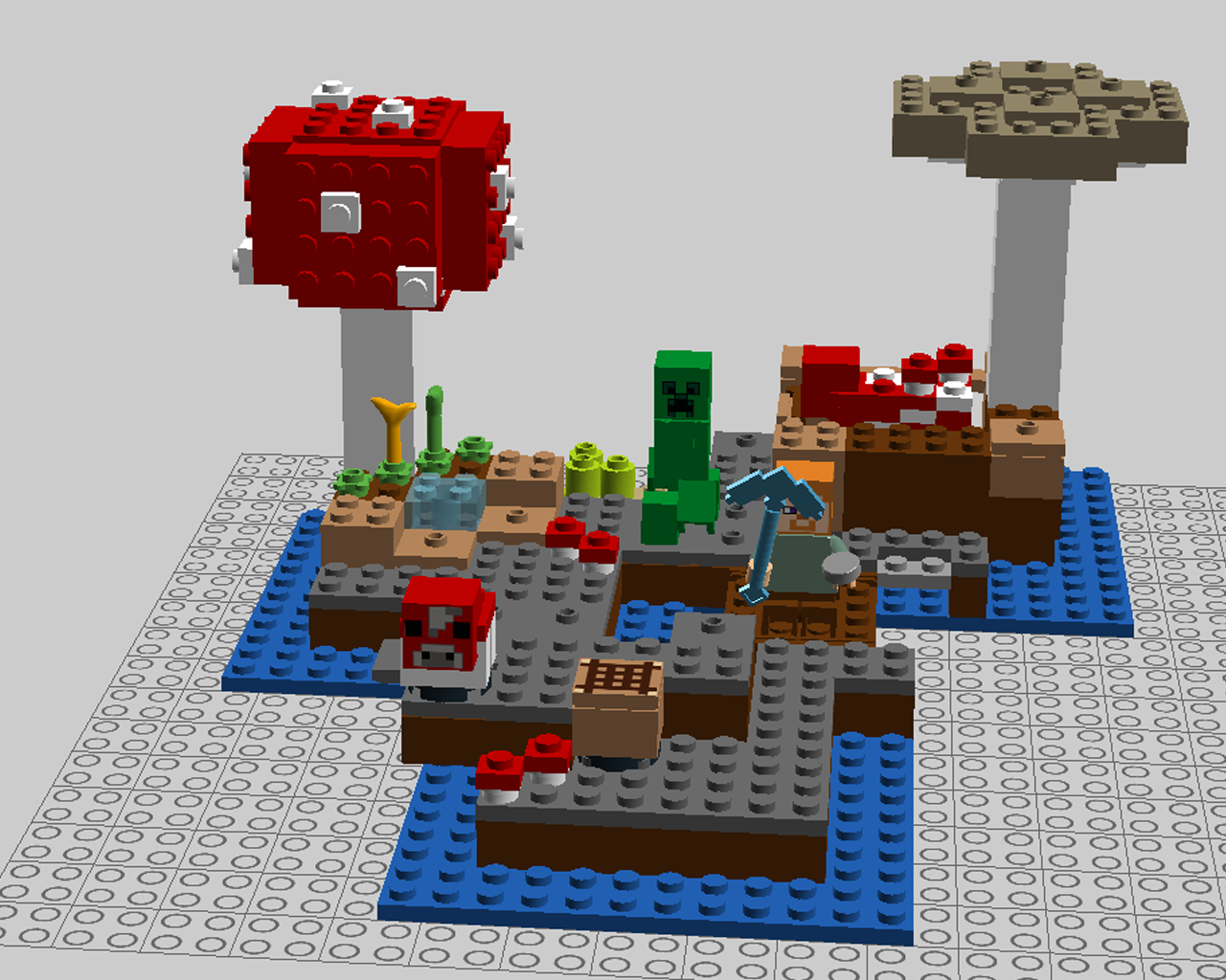 lego mushroom island