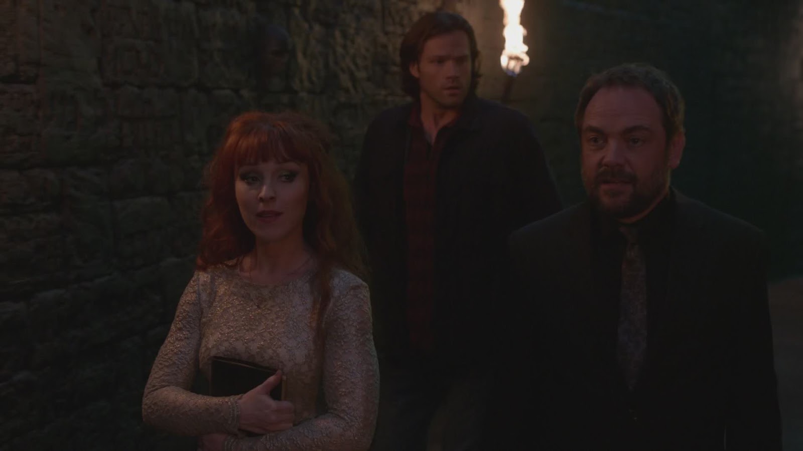 Rowena holding Supernatural Brother's Keeper