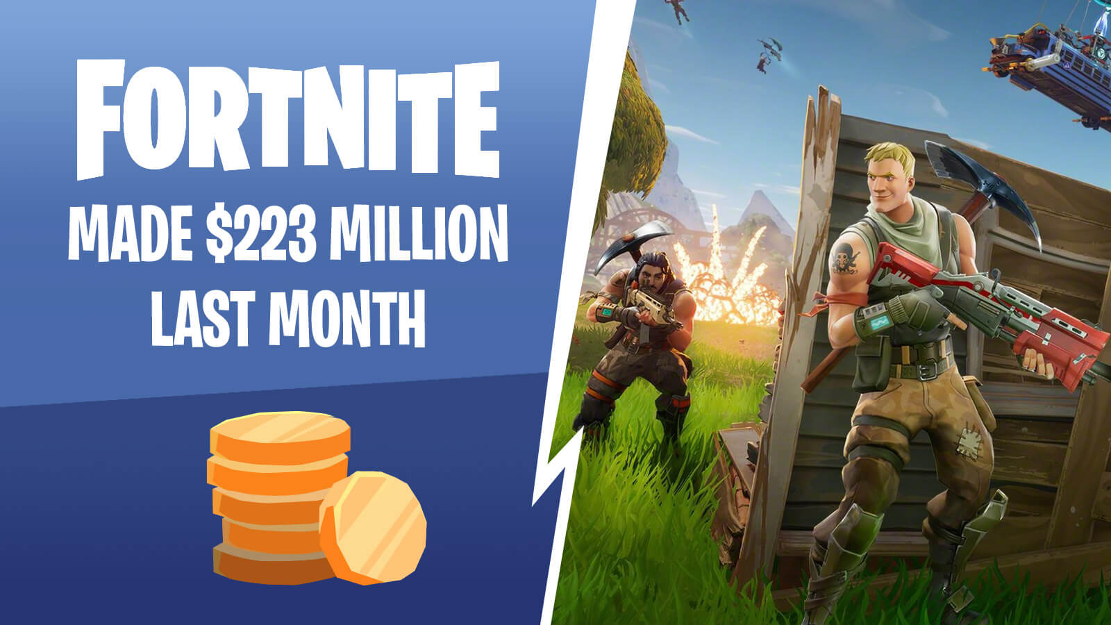 Fortnite Made 223 Million Last Month