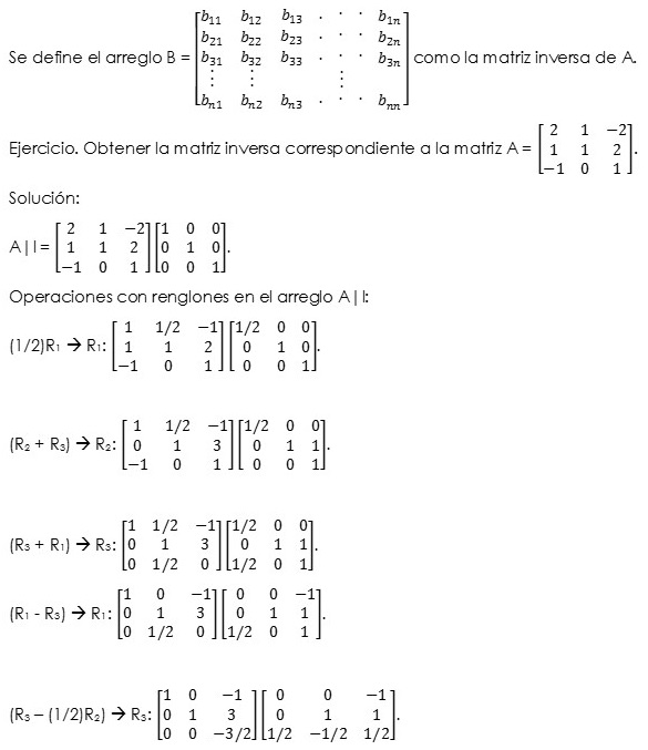 Algebrerìa: Propiedades de las Matrices
