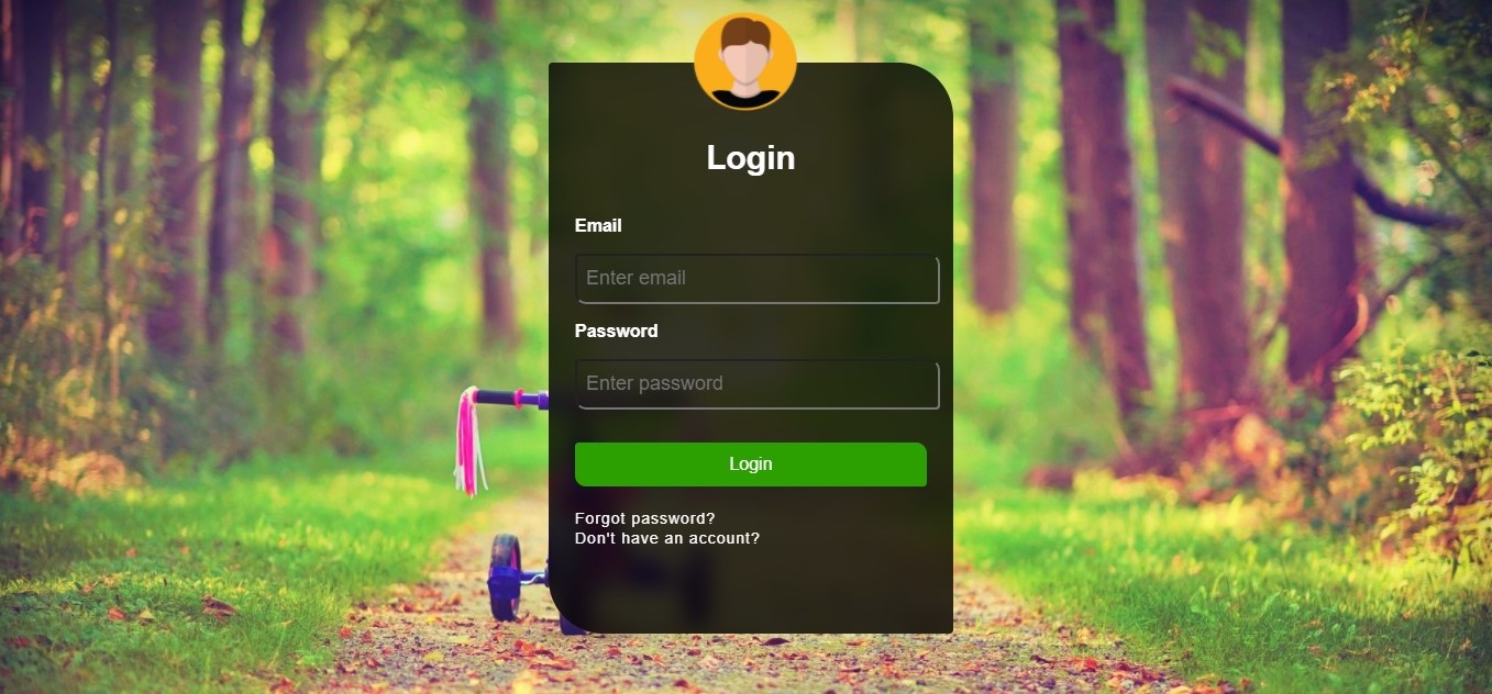 Login form With HTML and CSS