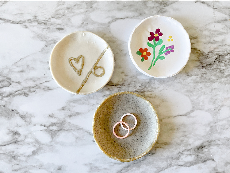 5 Little Monsters Clay Ring Dishes