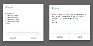 cara tukar poin telkomsel menggunakan dial-up