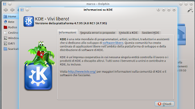 KDE 4.8 RC 1 (4.7.95) nel PPA Beta per Kubuntu 11.10