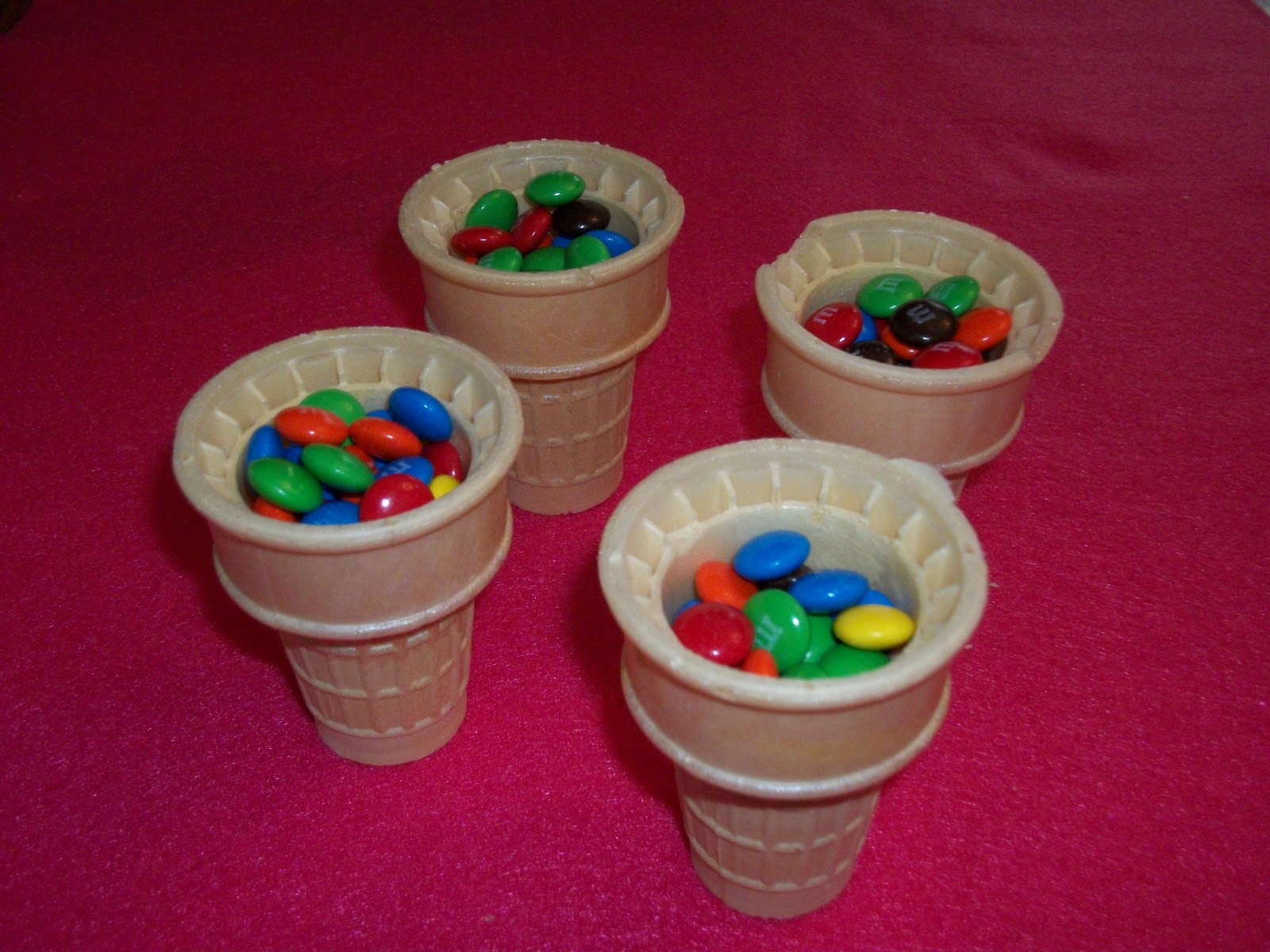 Seven Sisters Valentine's Day Ice Cream Cones....