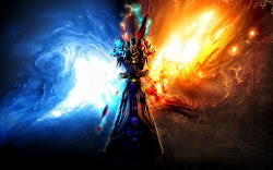 fantasy wallpapers desktop background fire ice cool amazing