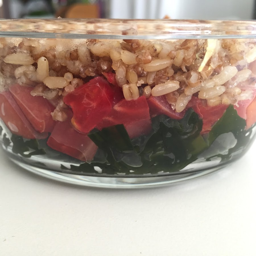 Quinoa y alga wakame