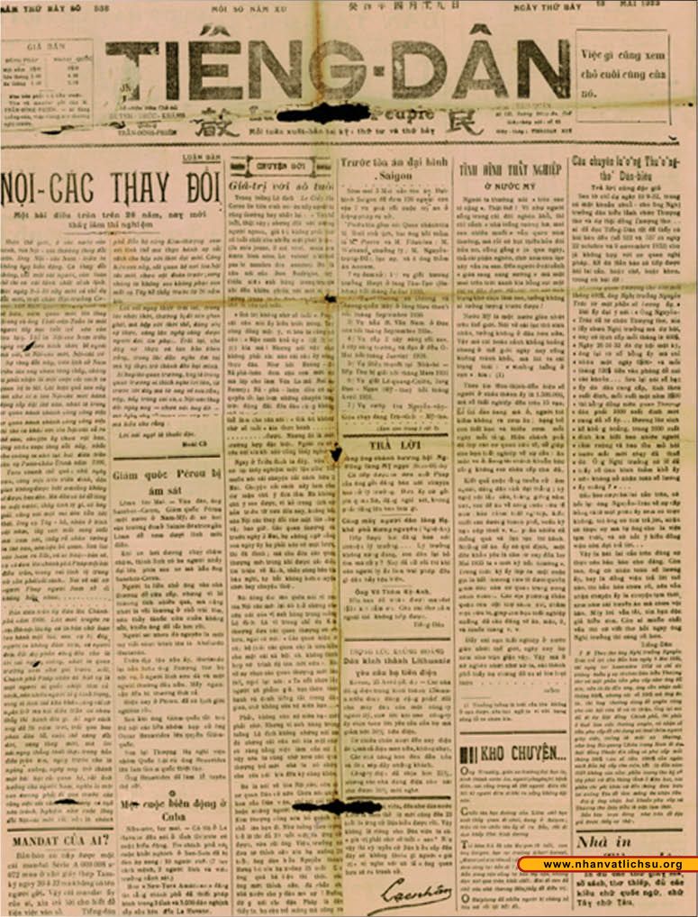 Huỳnh Thúc Kháng (18761947) Nhân Vật Lịch Sử