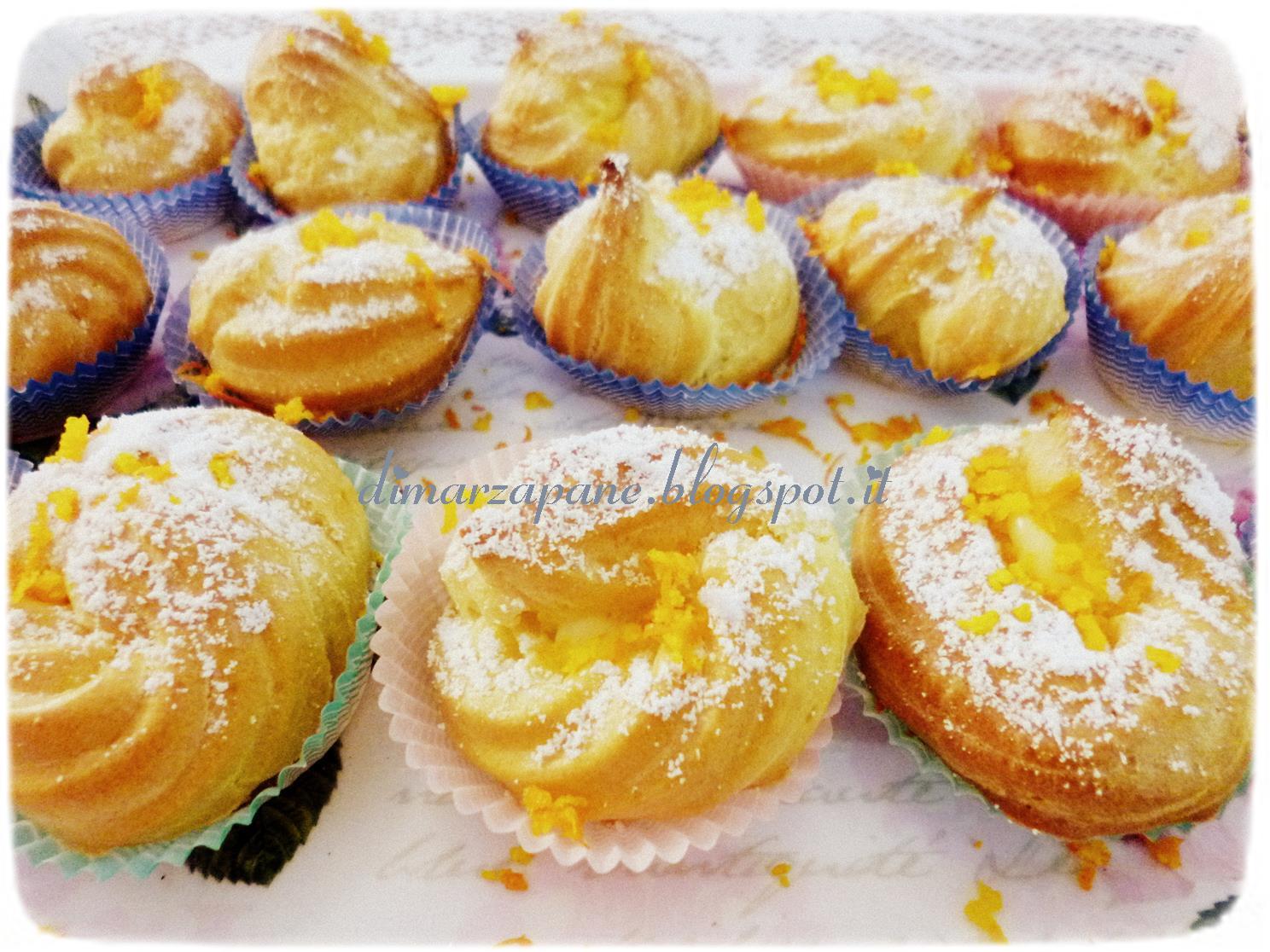 choux à l’orange (bignè all'arancia)