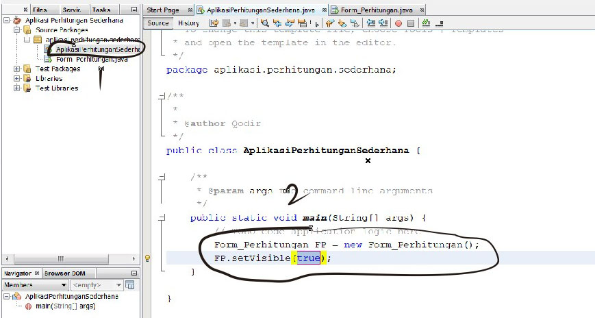 Cara membuat aplikasi perhitungan sederhana dengan NetBeans IDE (Bahasa ...