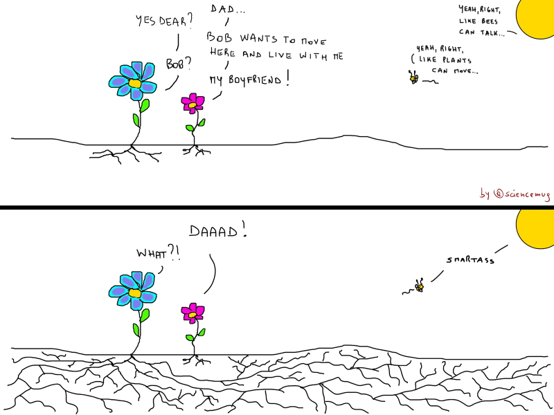 sciencemug sip science & laugh: THE TRUE REASON WHY PLANTS TOO EVOLVED ...