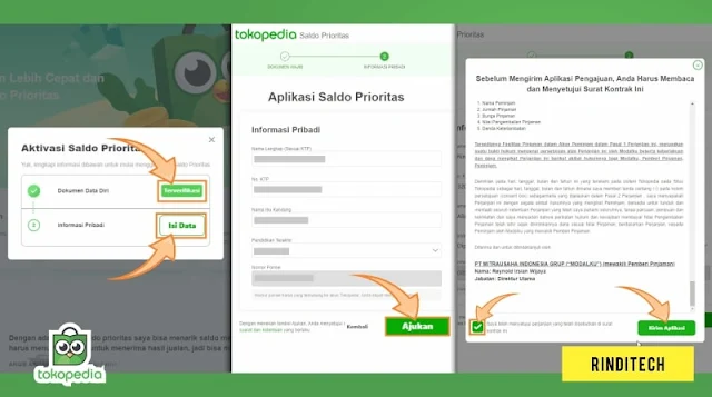 Cara Aktivasi Saldo Prioritas di Tokopedia untuk Tarik Dana Diawal Transaksi