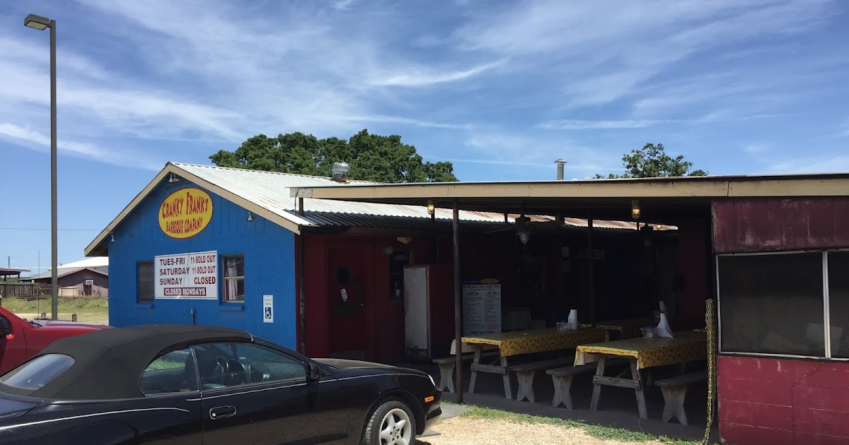 Shiner Bob's BBQ Cranky Frank's Barbecue Company Fredericksburg, Texas