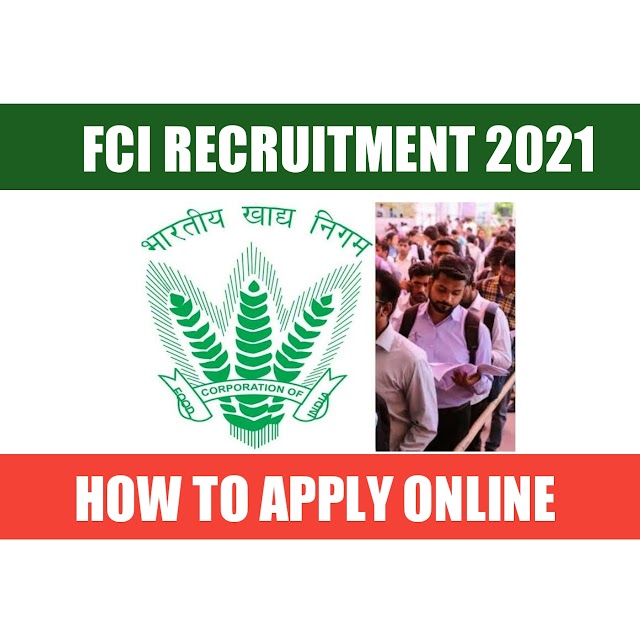 How to Apply online FCI Recruitment 2021 | FCI Clerk, MTS Post job