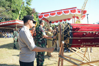 Beduk Dipukul, TMMD Ke-105 Resmi Dibuka Bupati Lotim