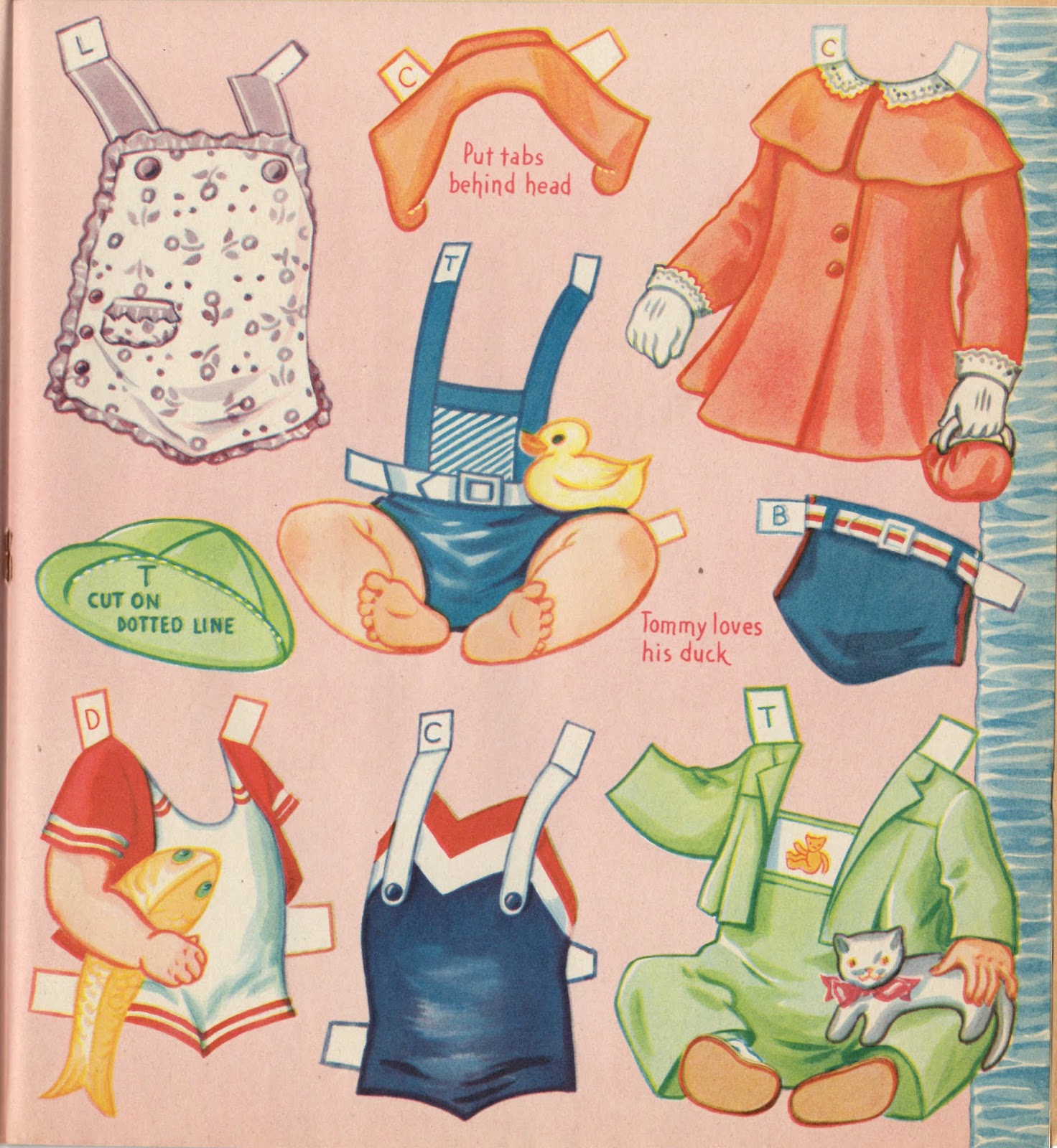 Miss Missy Paper Dolls Paper Doll Babies 5 Dolls