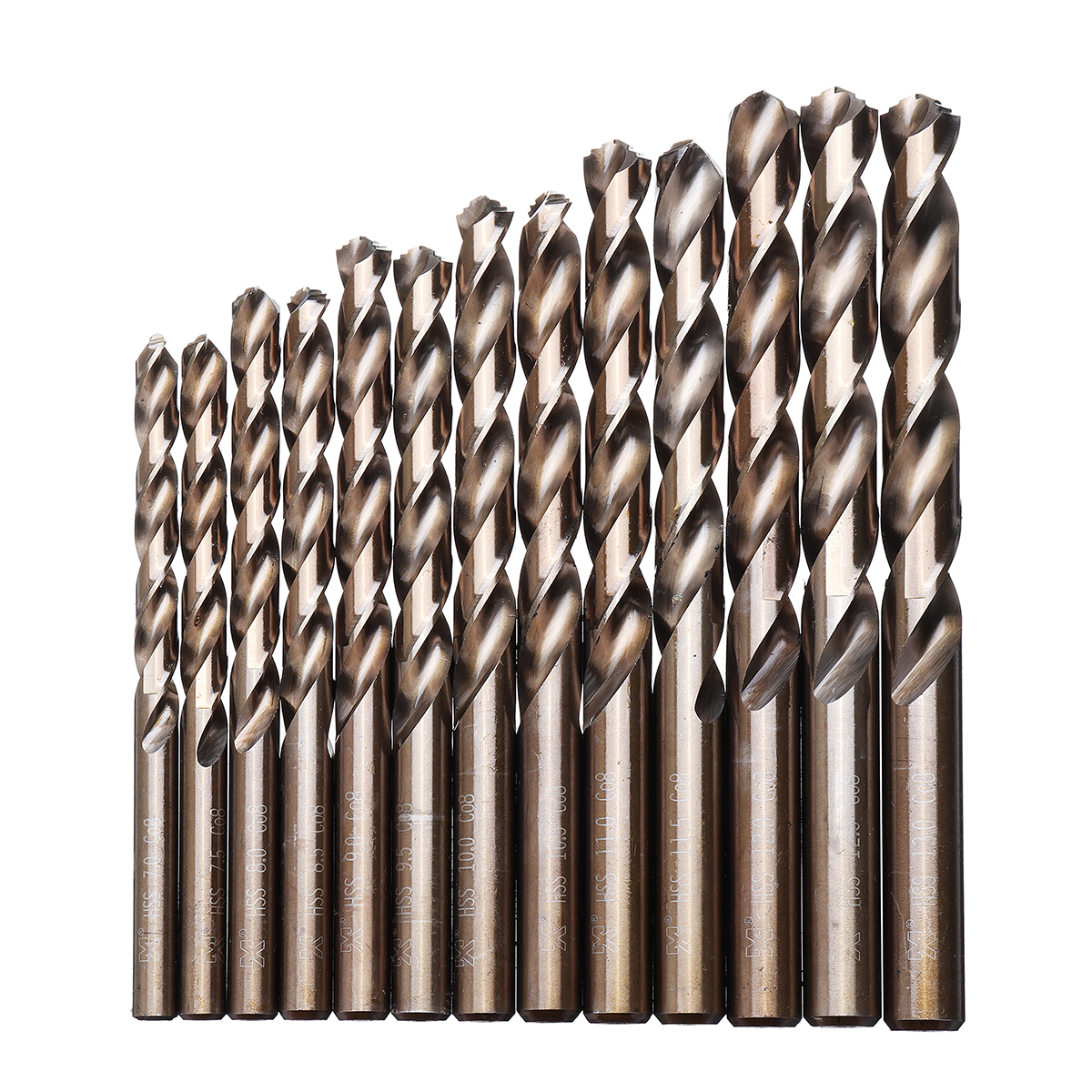 Drill bits for stainless steel high cobalt Hown store 25pcs