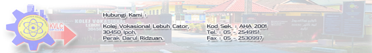 KOLEJ VOKASIONAL LEBUH CATOR ( BLOG LAMA -KENANGAN)