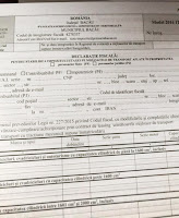 Declaratie Fiscala Taxe si Impozite Declaratie Fiscala Taxe si Impozite