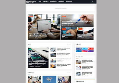 Magify Responsive Blogger Template Magify Responsive Blogger Template