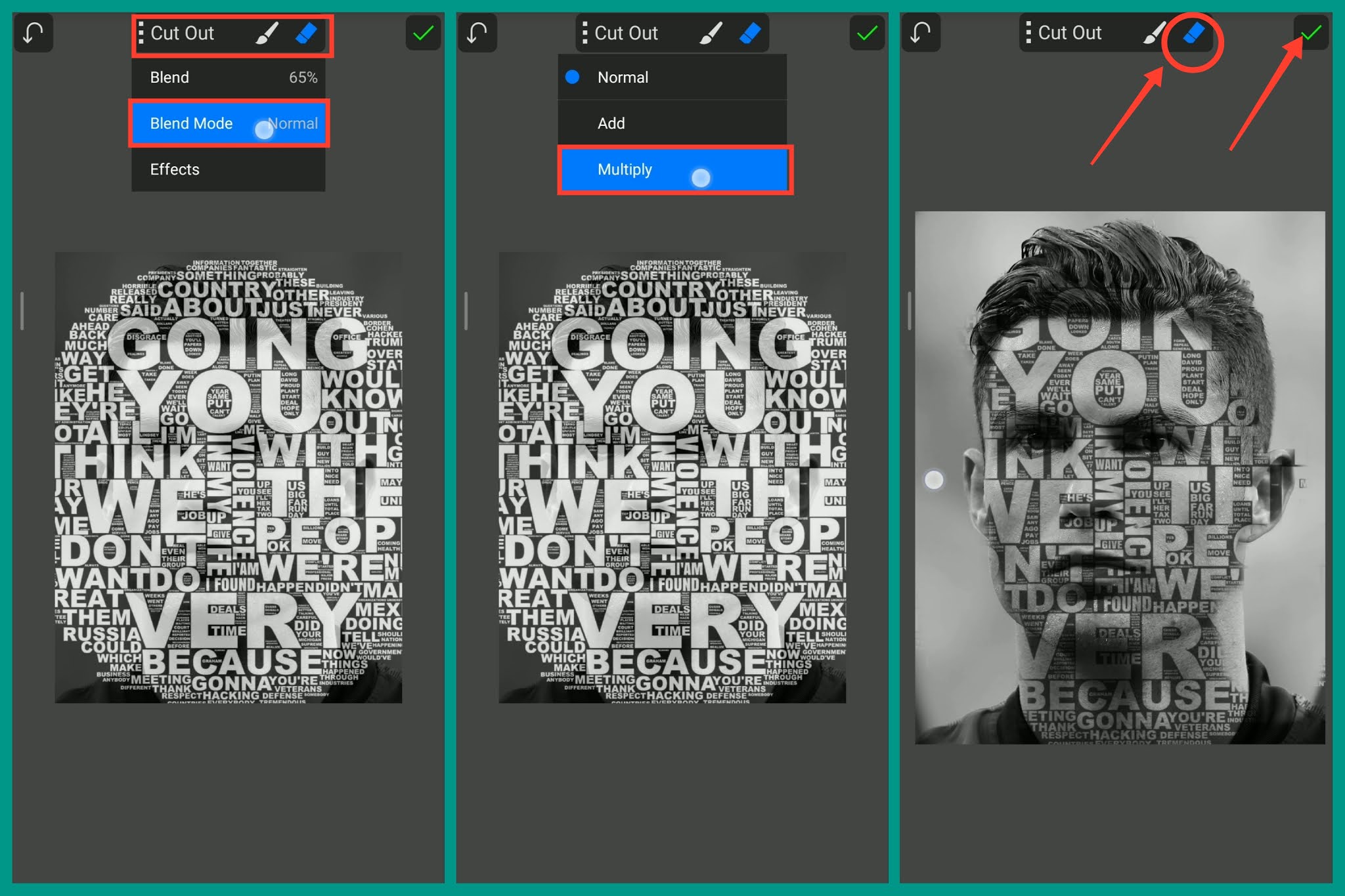 Tutorial Cara Membuat Typography Face Text Sangat Mudah Menggunakan