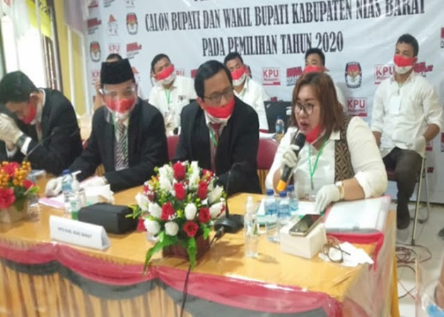 KPU Resmi Tetapkan 2 Paslon Pilkada Nias Barat