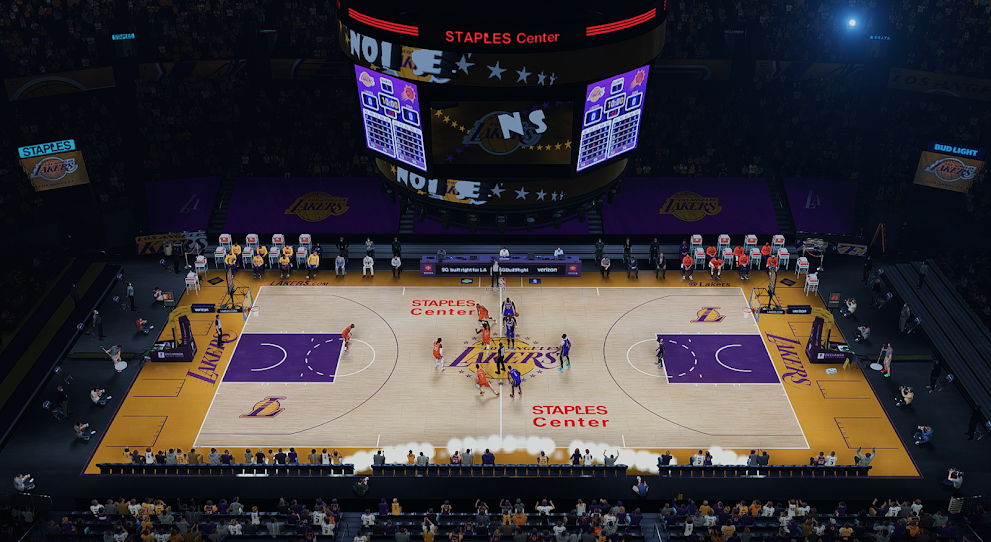 LA Lakers - Staples Center "Welcome Back Fans Arena" by rtomb_03