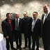 Ministro da Justiça, Osmar Serraglio recebeu prefeitos Edimar e Xande, com o deputado Alex Canziani.