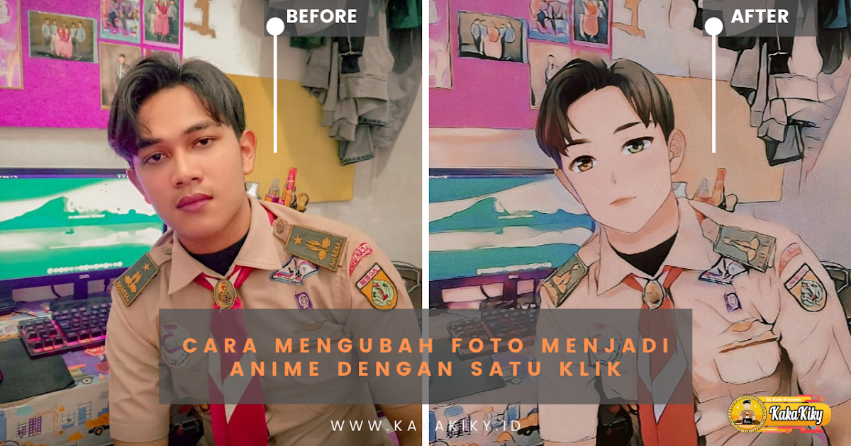 Cara Mengubah Foto Menjadi Anime Hanya Dengan Satu Klik - KakaKiky