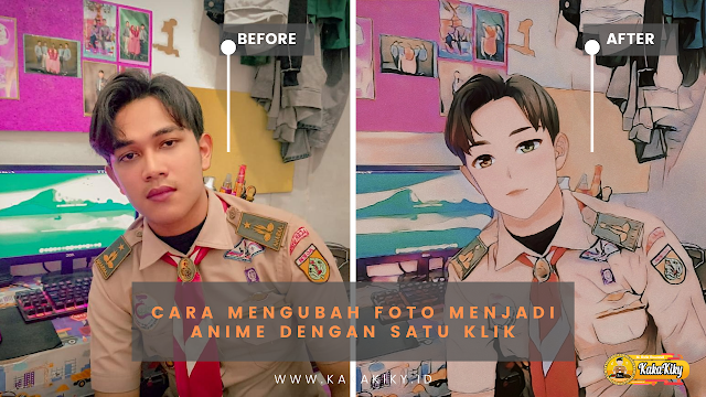 Cara Mengubah Foto Menjadi Anime Hanya Dengan Satu Klik - KakaKiky