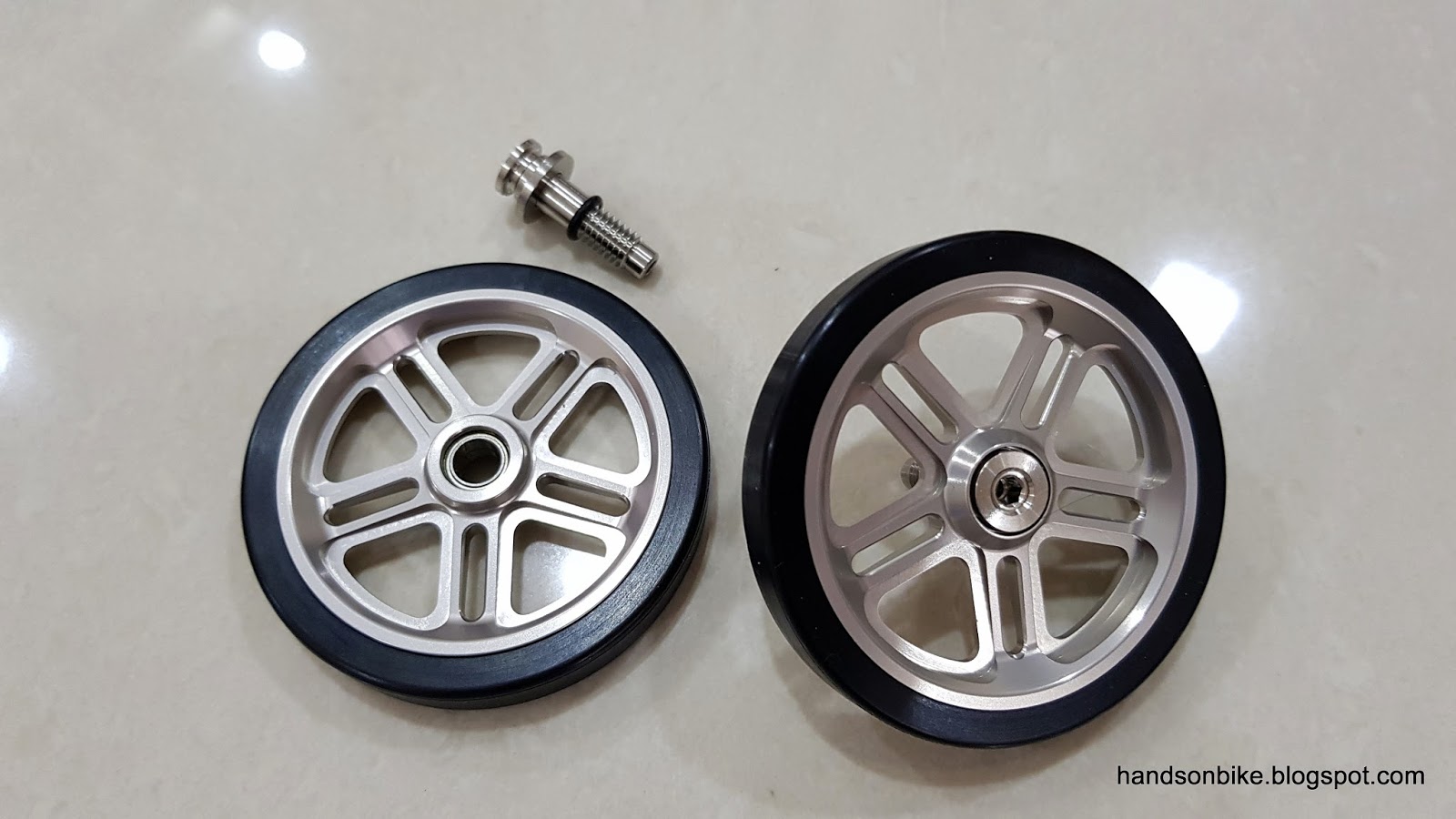 brompton eazy wheels upgrade