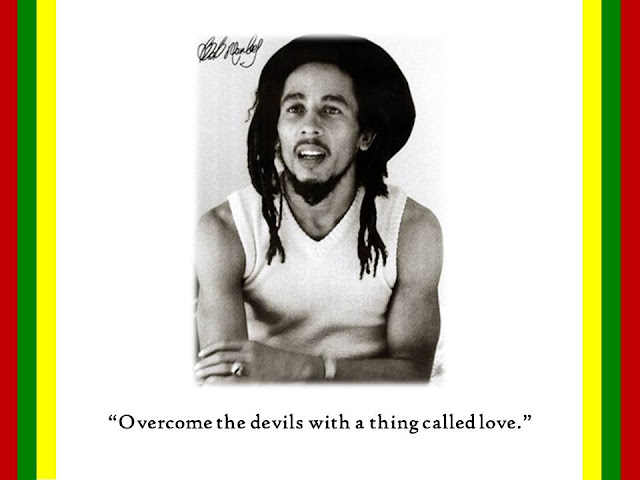 Geoffrey Philp: Bob Marley: "Overcome the devils with a thing called love."