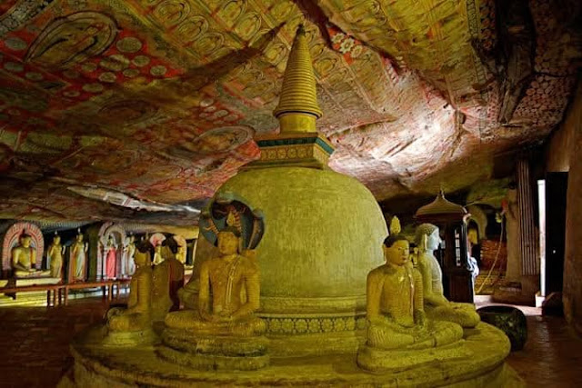 Candi Gua Dambulla Srilanka. 