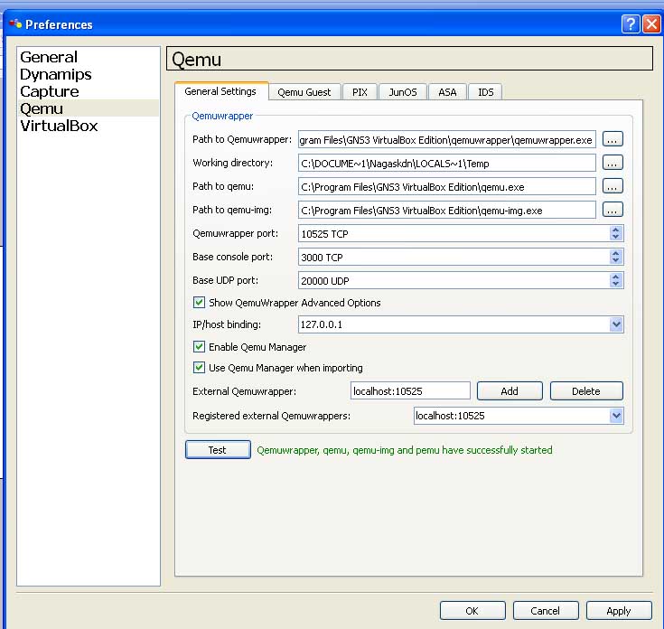 How to Configure Qemu Host with linux Microcore Image to Work with Gns