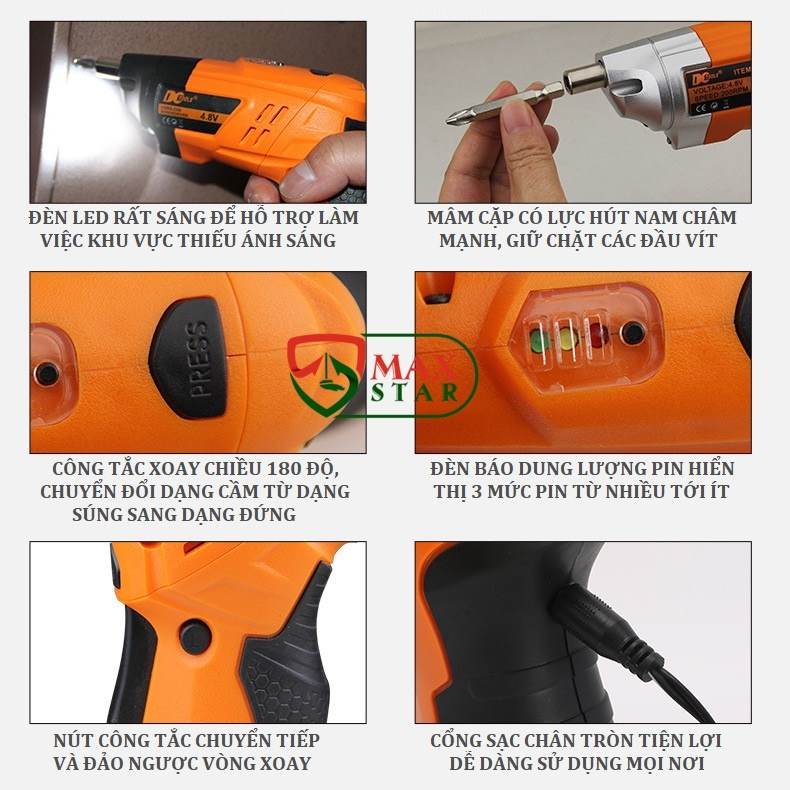 Máy khoan pin mini cầm tay đa năng 2 chế độ thông minh siêu mạnh Máy khoan vít Máy bắn vít pin mini 12 604cdfd2015ff1364dadb36c 1635574554318 b48d4b63 7586 4ae1 80bc a2e8c09379b2