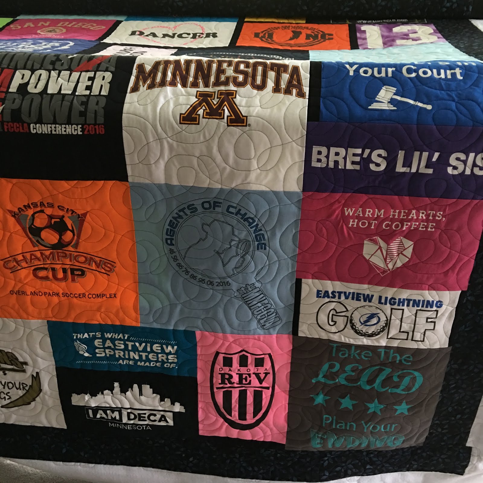 Grace and Peace Quilting Two Sided TShirt Quilt