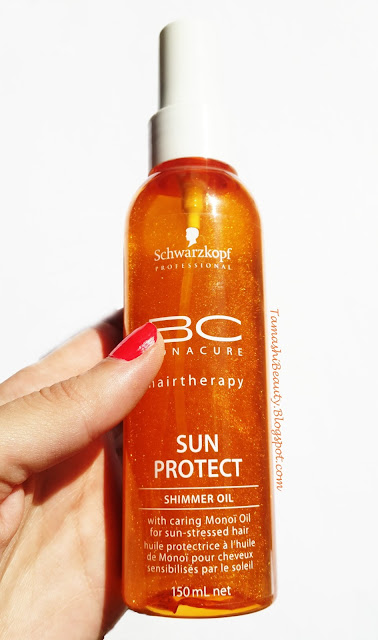 Mejor aceite protector cabello: Schwarzkopf Bonacure Sun Protect aceite brillo UV Brillo.