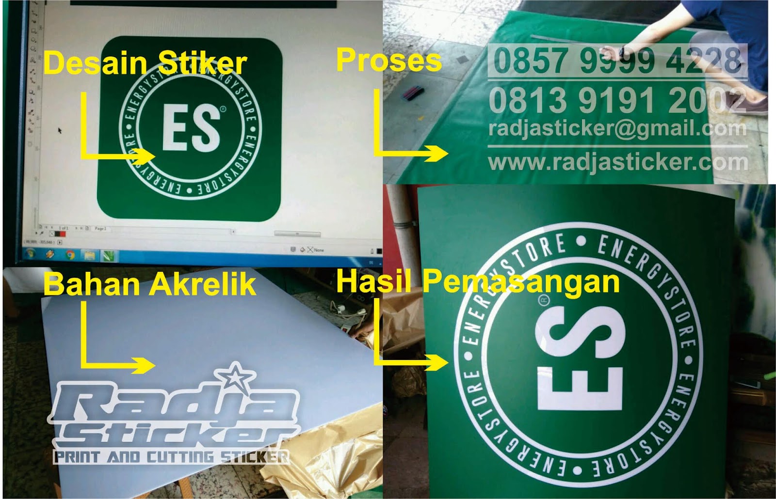 Cutting Stiker Neonbox ES Jogjakarta Cutting Stiker Tempat Jasa Cutting Stiker Neonbox Murah