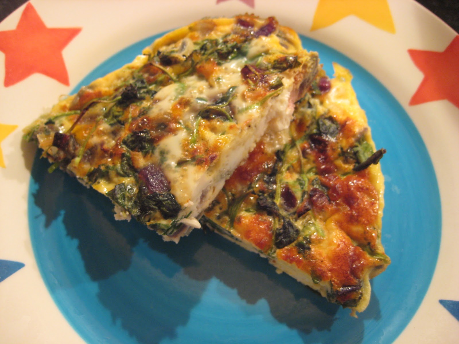 Lemon and Cheese Watercress and Feta Frittata