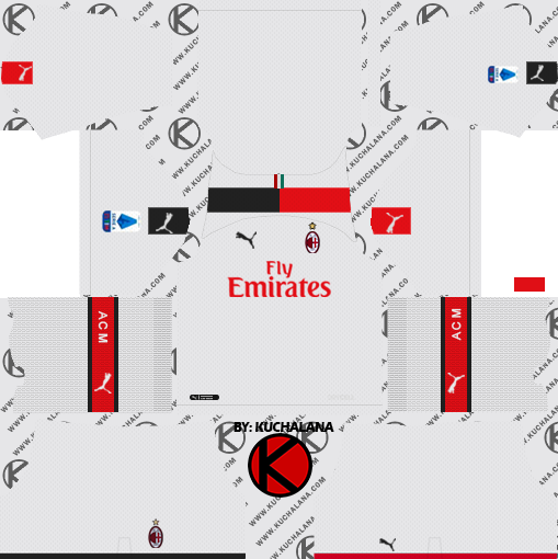 Jersey kit dls hot sale ac milan 2020