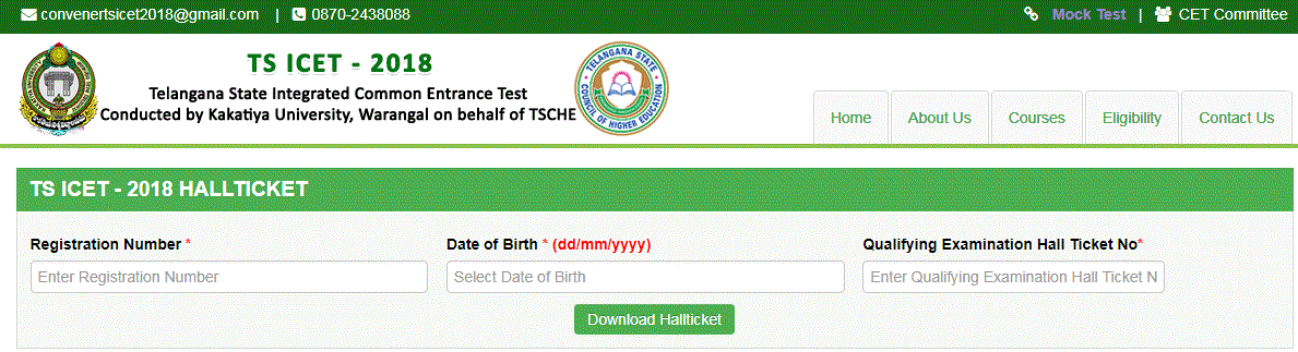 TS Icet 2022 Exam Hall Tickets AP Icet Hall Tickets 2022
