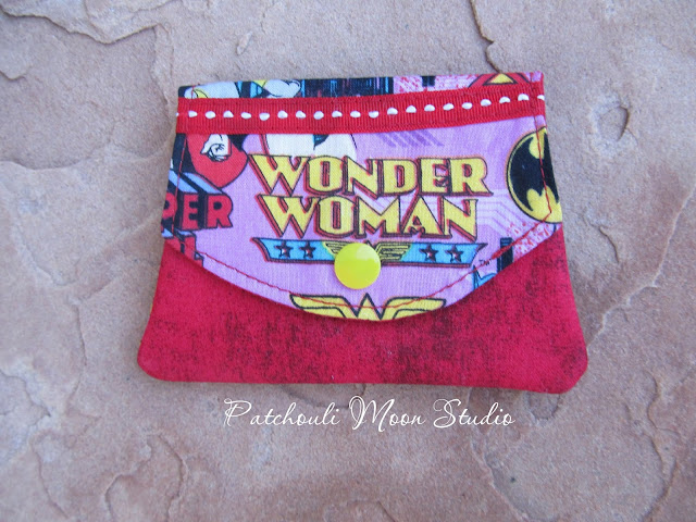 Patchouli Moon Studio~ Matching Wallet to Wonder Woman & Super Woman H20 to Go Water Bottle Slings