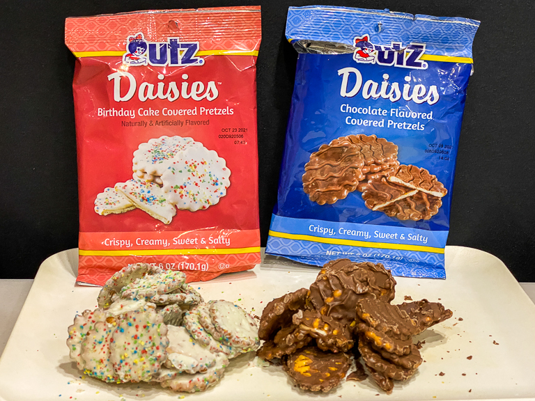 Tales of the Flowers Utz Daisies Chocolate Covered Pretzels