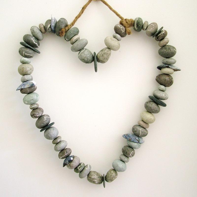 Decorate with pebbles