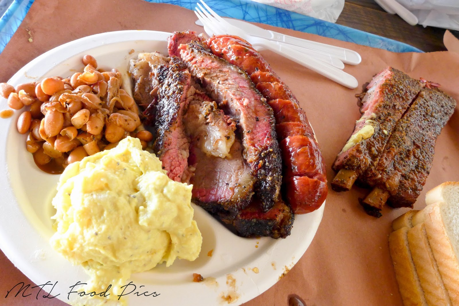 Franklin's BBQ and The Salt Lick Montreal Food Pictures