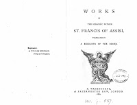 “Works of the Seraphic Father St. Francis Of Assisi”, Washbourne, Londres, 1882, pp. 248-250, com Imprimatur do bispo de Birmingham, D. William Bernard