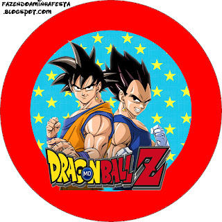 Dragon Ball Z - Kit Completo com molduras para convites, rótulos para  guloseimas, lembrancinhas e imagens!