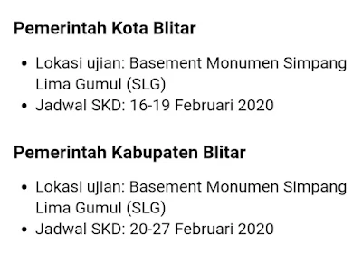 Jadwal dan lokasi Test SKD CPNS 2019 setiap Kabupaten di Jawa Timur