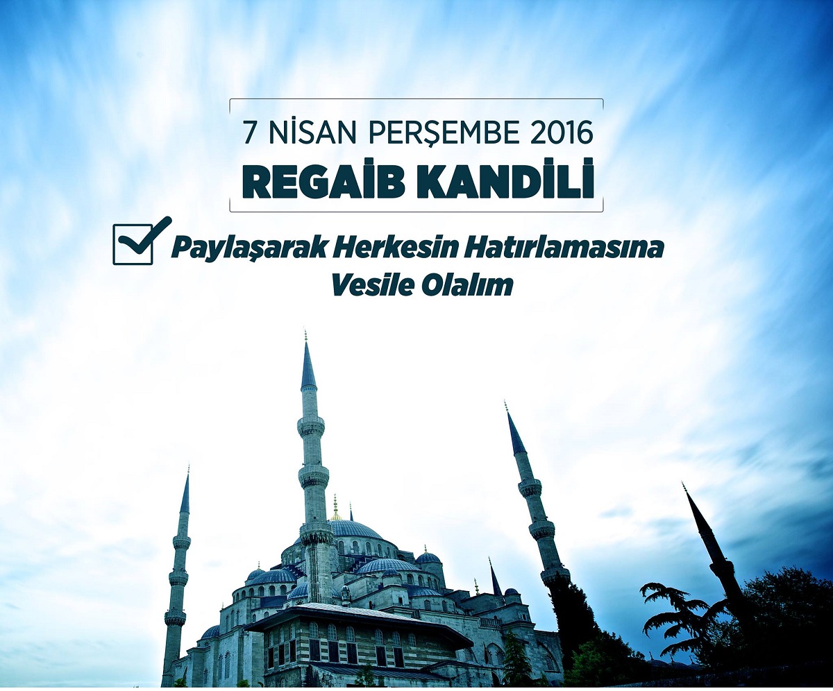 Regaib Kandili Resimli Mesajları
